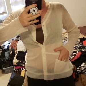 Anthropologie sheer cardigan